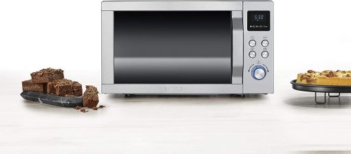 SEVERIN Four à micro-ondes 30 L, 2 500 W, avec fonction gril et chaleur tournante, avec 5 niveaux de puissance, 10 programmes automatiques, Inox/Noir, MW 7775 - Image 22