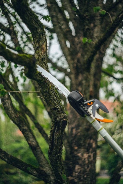 Fiskars Coupe-Branches Multifonctions Télescopique, pour Bois vert et Rameaux, Revêtement antiadhésif, Lame en acier/manche en aluminium, longueur 2,4 - 4 m, noir/orange, UPX86, 1023624 - Image 38
