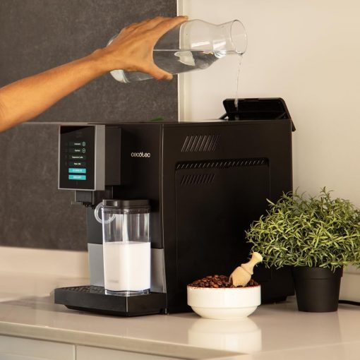 Cecotec Machine à Café Superautomatique Cremmaet Compactccino Black Rose, 19 bars, Réservoir à lait, Système Thermoblock, 5 niveaux de mouture, Réservoir à café 150g - Image 32