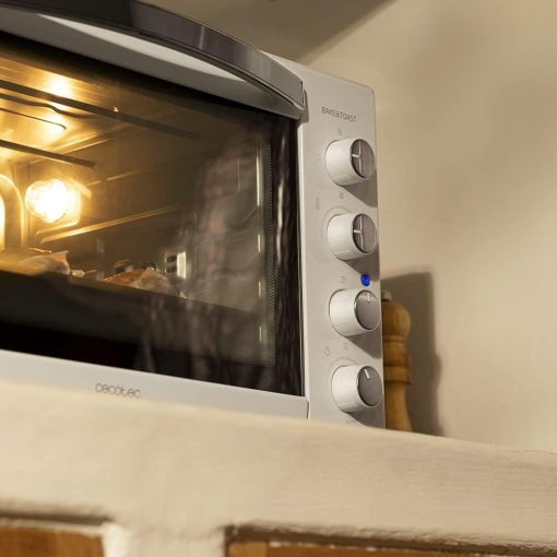 Cecotec Bake&Toast 4600 White Gyro Table Convection Oven 46 Liter, 2000 W, Interior Light, 12 Functions, Temperature up to 230o, Double Glazed Door, Includes Spit - Image 55