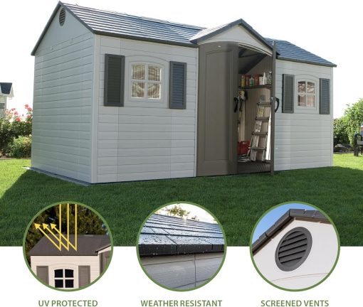 Lifetime Abri de Jardin Tan 132,7 x 204,4 x 227,9 cm - Image 58
