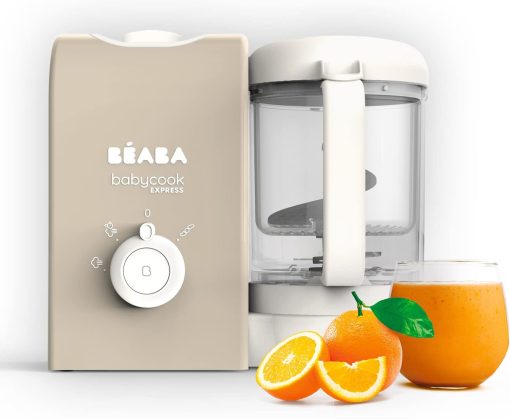 BéABA, Babycook Solo, Robot Bébé 4 en 1 Mixeur-Cuiseur, Cuisson Vapeur, Diversification alimentaire, Petits pots bébé maison, Noir - Image 13