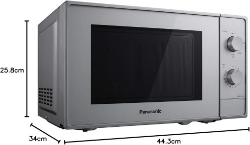 Panasonic NN-E20JWMEPG Microwave Oven with Glass Turntable, 20L, 800W, Defrost, 5 Power Levels, Timer, White - Image 10