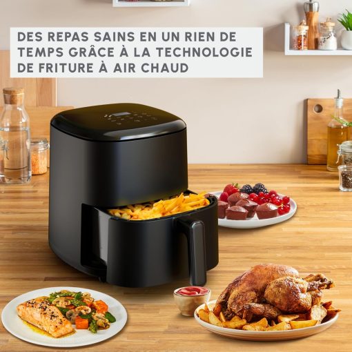 Moulinex Easy Fry Max 5L Air Fryer for Cooking in a Short Time, Energy Saving Up to 70%, Intuitive Control Panel, 10 Automatic Programs, Up to 6 People, EZ245820 - Image 8