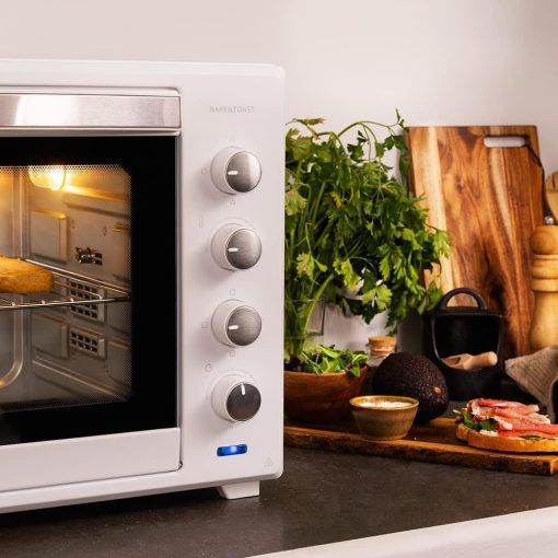 Cecotec Bake&Toast 4600 White Gyro Table Convection Oven 46 Liter, 2000 W, Interior Light, 12 Functions, Temperature up to 230o, Double Glazed Door, Includes Spit - Image 18