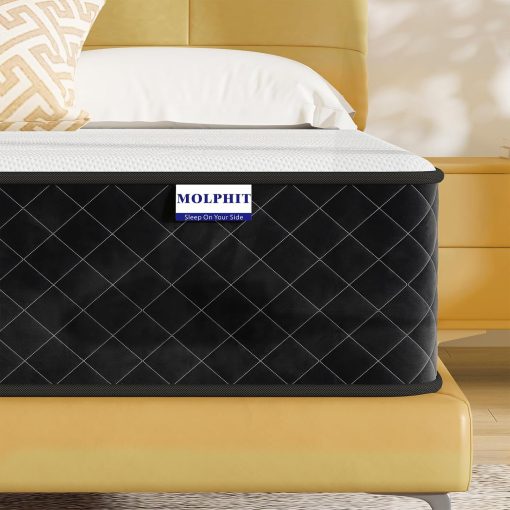 MOLPHIT Oeko-TEX Certified Mattress 90 x 190 cm, Thickness 25 cm, Independent Pocket Sprung Mattress, Adult and Children's Bed Mattress, Single Mattress, Perfect Support, Durable and Quiet - Image 7
