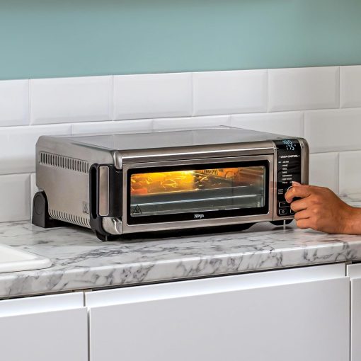 Ninja Foodi 8-in-1 Multifunctional Oven, Portable Mini Oven, Work Surfaces, Multi-Function Oven with 8 Cooking Functions; Air Fry, Roast, Grill, Bake and More Silver/Black SP101EU - Image 26