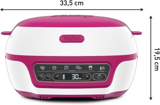 Tefal Smart Cake Machine, 5 Automatic Programs, 1 Manual Mode, 12 Mini Cake Moulds, 1 Large Mould, Compatible with CreaBake Series, Cake Factory Delights KD810112 - Image 7
