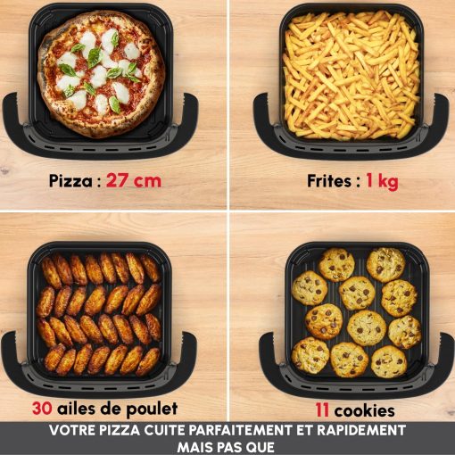 Moulinex Easy Fry air fryer, multicuiseur et four, 15 L, 9 programmes, friteuse sans huile, 3 niveaux de cuisson, compact, extra crisp, noir, AL556DF0 - Image 26
