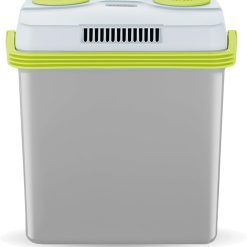 Severin Glacière électrique, 25 L, Inclus 3 cables d'alimentation Dont allume-cigare12 V et cable USB, Vert/Gris, KB 2925