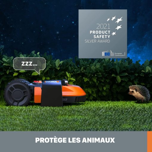 WORX LANDROID Vision WR206E.1, Robot Tondeuse sans Fil périphérique 600 m2 Surf.Max 700 m2, Installation en 30 Min, Caméra 4K + IA Adaptative, évite Tous Les Obstacles, Coupe des Bordures, Multizone - Image 27