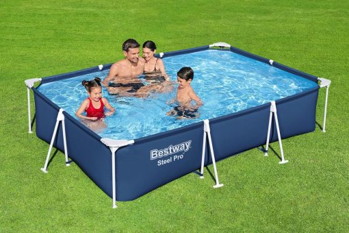 Bestway Steel Pro Kit Piscine Hors Sol Rectangulaire 3,00 m X 2,01 m X 66 cm, Bleu - Image 2