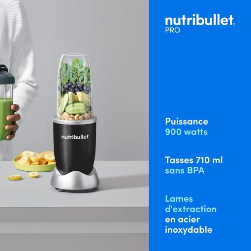 nutribullet Pro 900, Electric Blender, Chopper, Smoothie Blender, Multifunctional, Power 900 Watts, NB904CP, Champagne - Image 14