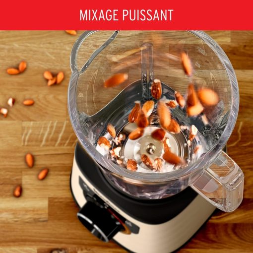 Moulinex Perfectmix Cook blender chauffant à haute vitesse, 10 programmes automatiques, 1400 W, YY5607FG, Noir et Transparent, Métal - Image 31