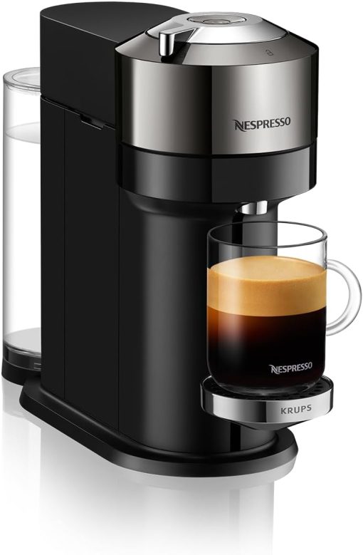 Nespresso Vertuo Next Coffee and Espresso Machine by De'Longhi with Milk Frother, 8 ounces, Dark Grey - Image 6