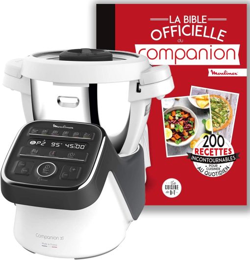 MOULINEX COMPANION XL Multifunctional Robot Cooker Bowl 4.5L 12 Programs Auto Soups Gazpacho Kitchen Robot Mixer Chopper Kneader 1550W HF80CB10 - Image 19