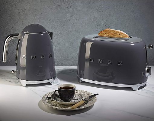 Smeg, Bouilloire électrique KLF03PGEU 1,7 L, Filtre Anticalcaire Lavable, Arrêt Automatique de Sécurité, Indicateur de Niveau d'Eau, Base Antidérapante, Range Cordon, Puissance 2400W, Vert d'Eau - Image 69