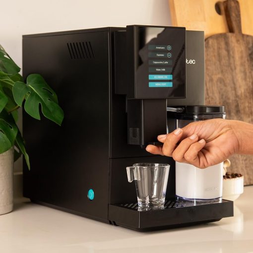 Cecotec Machine à Café Superautomatique Cremmaet Compactccino Black Rose, 19 bars, Réservoir à lait, Système Thermoblock, 5 niveaux de mouture, Réservoir à café 150g - Image 44