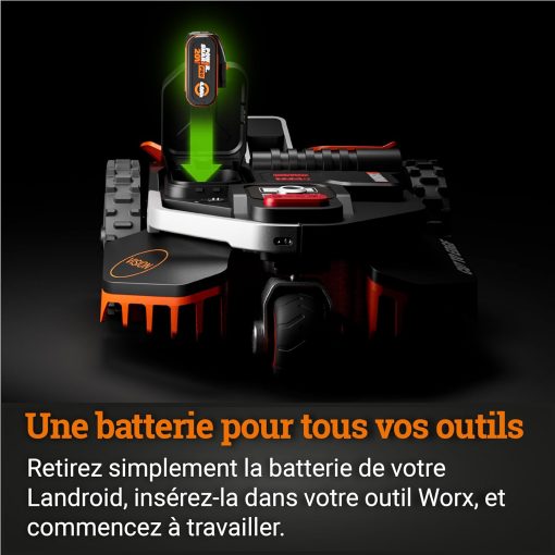 WORX LANDROID Vision WR206E.1, Robot Tondeuse sans Fil périphérique 600 m2 Surf.Max 700 m2, Installation en 30 Min, Caméra 4K + IA Adaptative, évite Tous Les Obstacles, Coupe des Bordures, Multizone - Image 13
