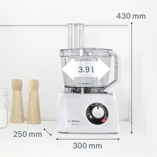 Bosch MultiTalent 8 MC812M844 – Robot de cuisine polyvalent avec plus de 50 fonctions – 1250 W – Grande capacité de 3,9 L – Couleur : Noir - Image 7
