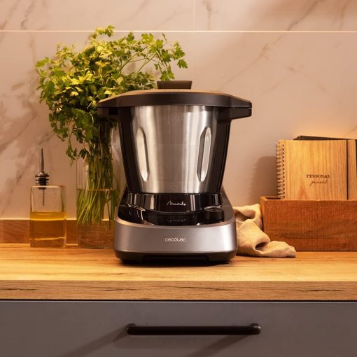 Cecotec Robot de Cuisine Mambo Black. 23 Fonctions, 10 Niveaux de Température, 1700W, 2,5 kg de Pate, Cruche de 3,3L, 10 Vitesses, Minuterie, Température Réglable de 37 °C à 120 °C - Image 19