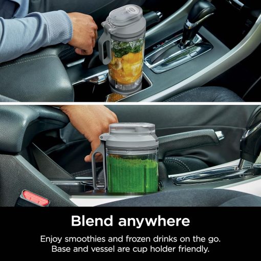 Ninja Blast Max, Portable Blender + Twist & Go, Personal Smoothie, Blend, Ice Crush, 3 Programs, Cordless, 22 oz removable Vessel, Dishwasher Safe, Leakproof, Navy, BC251NV - Image 15