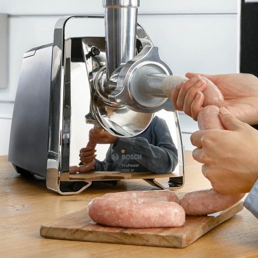 Bosch ProPower MFW67440 Hachoir à viande polyvalent – Jusqu'à 3,5 kilos de viande par minute – Puissance de 700 W, Noir - Image 32