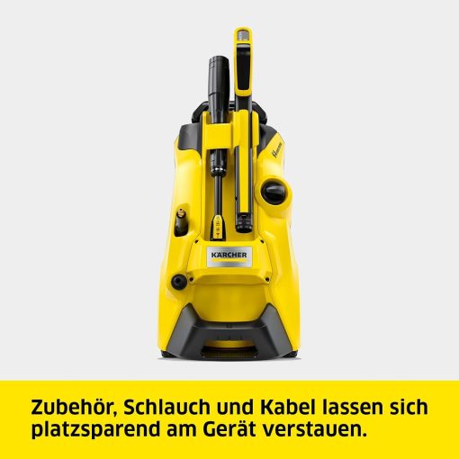 K?rcher Nettoyeur Haute Pression K 4 Power Control Flex Home, Pression : max. 130 bar, Débit : 420 l/h, Surface : 30 m2/h, Poids : 11,5 kg, Pistolet Haute Pression, Rotabuse, Lance, Home Kit - Image 12