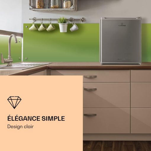 Klarstein Mini Congelateur Armoire, Petit Congélateur pour la Chambre et la Maison, Mini congélateur 33L, Congelateur Petite Taille avec Etagère, Econome en Energie, Appareil à gla?ons et Grattoir - Image 2