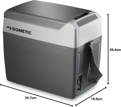 DOMETIC TCX 21 - glacière électrique portable pour voiture 12/24 V et 230 V, mini réfrigérateur chaud/froid, 20 litres, pour voiture, camion, bateau et camping-car - Image 8