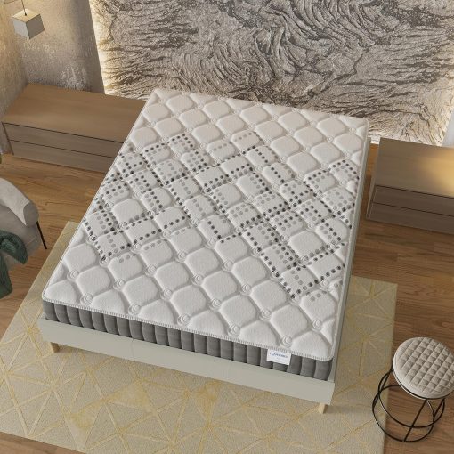 November- Matelas Eliha 120x190cm- Technologie Hybrid: Ressorts ensachés + Mousse HDensité-épaisseur 20cm- Soutien Tonique & indépendance de Couchage- Label SANITIZED(Anti bactérien/acarien) - Image 7