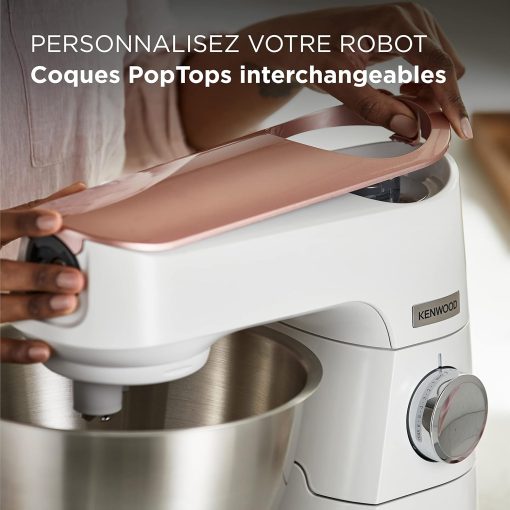 Kenwood Titanium Chef Baker KVC65.001WH, Pastry Robot with Integrated Scales, Including 3-Piece Pastry Set, Spatula & Splash Protection, 1200 W, White - Image 14