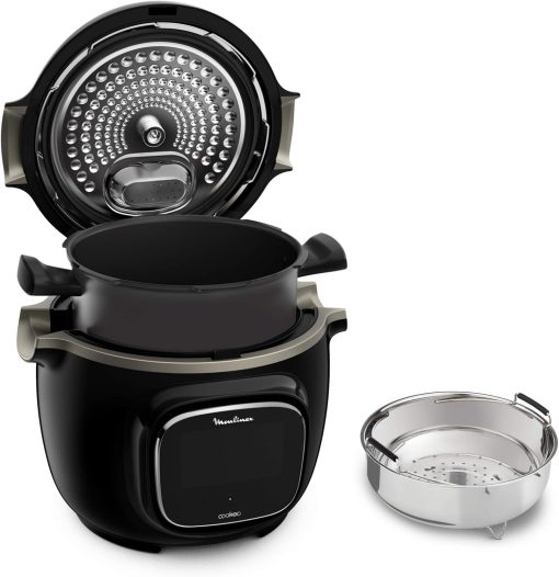 Moulinex Cookeo Touch Wifi, Multicuiseur intelligent avec écran tactile, Recettes via Wifi, Compatible Extra Crisp Air Fryer, Inclus Moule à gateau 18 cm, YY5297FB - Image 5