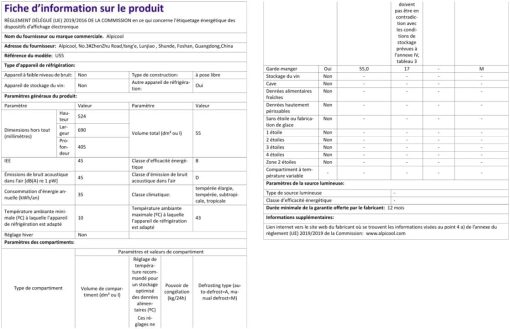 AAOBOSI 45L Glacière à Compresseur, Glaciere électrique -20℃ à 20℃, Frigo Camion APP&Bouton Contr?le, 12/24V DC et 100-240V AC Glaciere Camping Pour Voiture, Camion, Bateau et Prise De Courant - Image 41