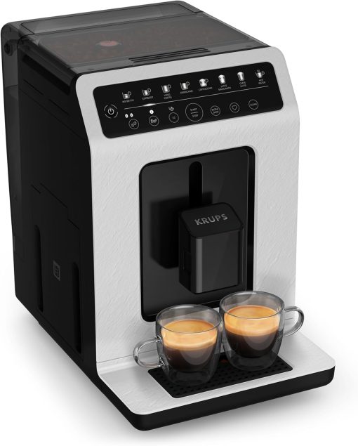KRUPS Evidence Eco-Design Automatic Cappuccino and Espresso Machine, Exceptional Taste, Quattro Force, Milk-Based Drinks with One-Touch System, 8 Preset Drinks, EA897A - Image 8