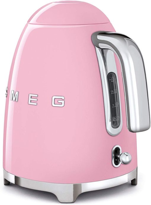 Smeg, Bouilloire électrique KLF03PGEU 1,7 L, Filtre Anticalcaire Lavable, Arrêt Automatique de Sécurité, Indicateur de Niveau d'Eau, Base Antidérapante, Range Cordon, Puissance 2400W, Vert d'Eau - Image 83