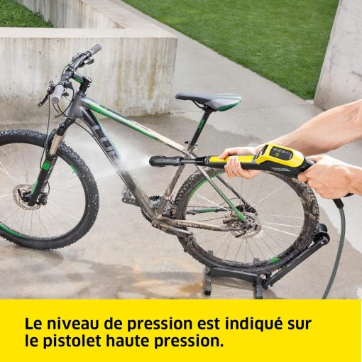 K?rcher Nettoyeur Haute Pression K 4 Power Control Flex Home, Pression : max. 130 bar, Débit : 420 l/h, Surface : 30 m2/h, Poids : 11,5 kg, Pistolet Haute Pression, Rotabuse, Lance, Home Kit - Image 14