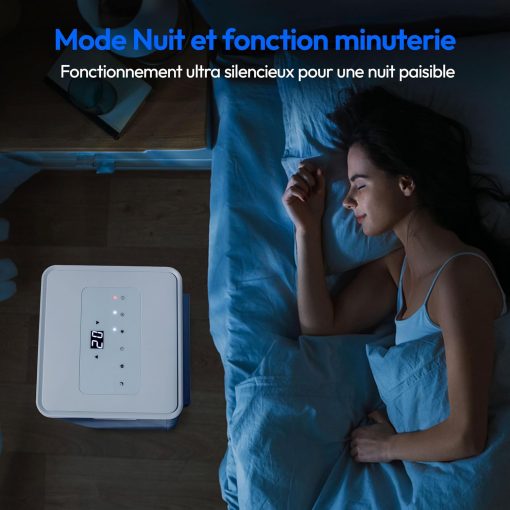 MEDION Smart Climatiseur Mobile P1002 (10000 BTU, 3-en-1, Refroidir, Déshumidification, Ventilation, jusqu'à 34m2, kit de joint de fenêtre, mode sommeil, contr?le Wifi, Télécommande, écran, MD 37733) - Image 14