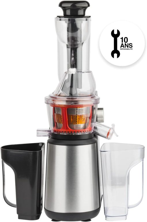 H.Koenig GSX12 Vertical Juice Extractor Stainless Steel Black, Fruit and Vegetable Juice, BPA Free, 82 mm Wide Mouth, Soft Pressure, 1 Litre, 400 W - Image 26