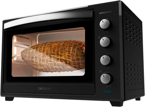 Cecotec Bake&Toast 4600 White Gyro Table Convection Oven 46 Liter, 2000 W, Interior Light, 12 Functions, Temperature up to 230o, Double Glazed Door, Includes Spit - Image 8