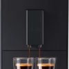 Melitta Caffeo Solo Noir Pure Black, Machine à Café à Grains avec Broyeur et Système d'Extraction des Ar?mes, Affichage LED, Mode 1 à 2 Tasses, Cafetière Expresso, Automatique, E950-222, 1400W