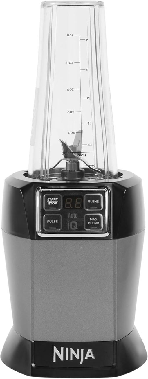 Ninja Robot de cuisine avec 4 programmes automatiques ; hacher, réduire en purée, trancher, mélanger, et 3 vitesses manuelles, bol de 2,1L, 850W, lave-vaisselle, noir BN650EU - Image 23