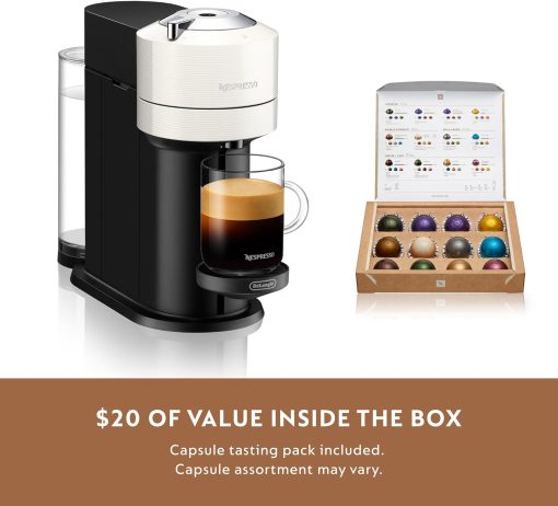 Nespresso Vertuo Next Coffee and Espresso Machine by De'Longhi with Milk Frother, 8 ounces, Dark Grey - Image 52