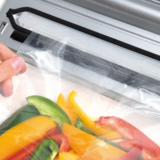 CASO VC200 - Appareil de mise sous vide, fra?cheur 8x plus longue, double soudure, épaisseur de vide réglable, avec bo?te à film, cutter, 2 rouleaux de film professionnel, flexible - Image 13