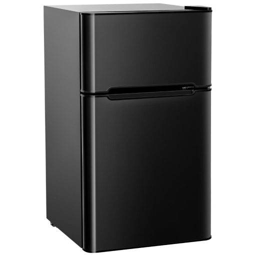 Réfrigérateur Compact Mini-réfrigérateur 90 L Congélateur Séparé avec Design à 2 Portes Fonctionnement Silencieux Blanc/Gris/Noir - Image 17
