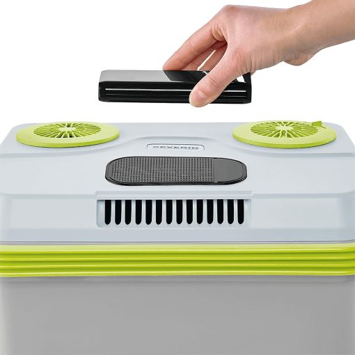 Severin Glacière électrique, 25 L, Inclus 3 cables d'alimentation Dont allume-cigare12 V et cable USB, Vert/Gris, KB 2925 - Image 8
