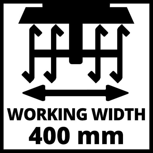 Einhell Motobineuse électrique GC-RT 1545 M (puissance de 1 500 W, moteur série, interrupteur de sécurité 2 points, débrayage anti-surcharge, guidon repliable, fraises de binage robustes) - Image 11