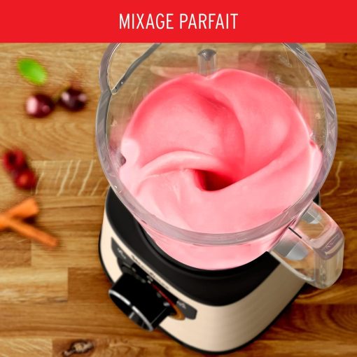 Moulinex Perfectmix Cook blender chauffant à haute vitesse, 10 programmes automatiques, 1400 W, YY5607FG, Noir et Transparent, Métal - Image 32