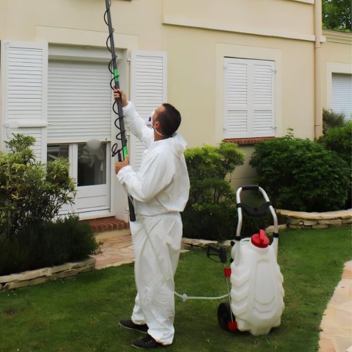 FORUM EQUIPEMENT - Pulvérisateur électrique Pro Sprayer III 30L – Pulvérisateur électrique Toiture Longue Portée à Batterie Rechargeable, Débit 240 L/H, Tuyau 8m - 2 Batteries - Image 5
