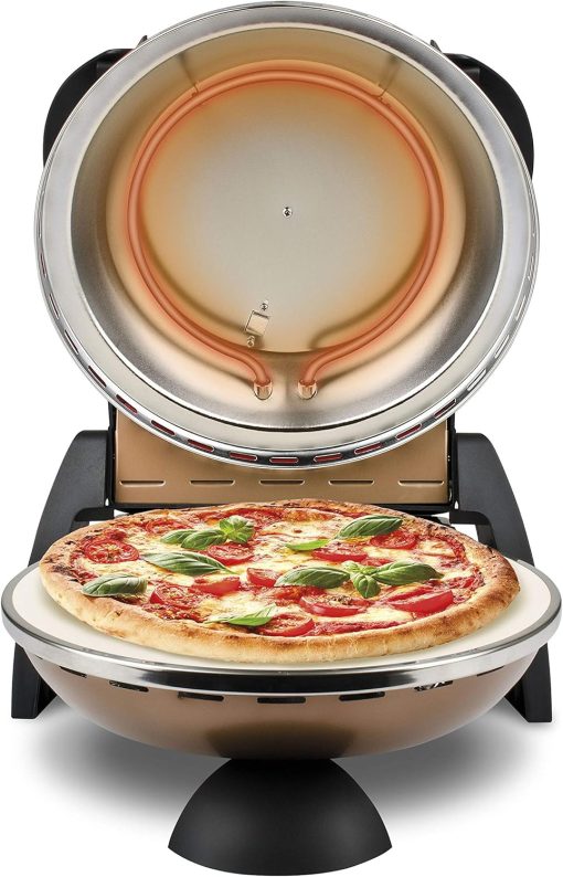 G3 Ferrari G10006 Pizza Express Delizia, 1200 W Pizza Oven, Adjustable Thermostat up to 400°C, Cooks Tasty Pizza in 5 Minutes, Double Resistance, Recipe Book and Spatulas Included - Black - Image 20